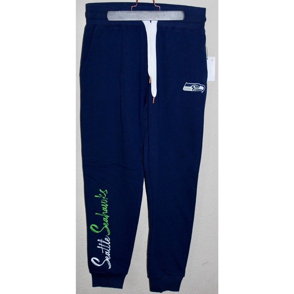 G-III Sports Womens Seattle Seahawks Athletic Sweatpants, Blue, Small - Picture 1 of 3
